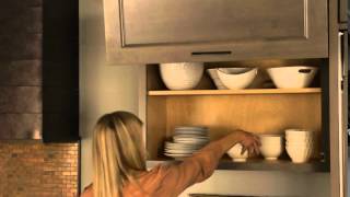 Bi-Fold Wall Cabinet with Auto Open and Close Mechanism | Decorá Cabinets