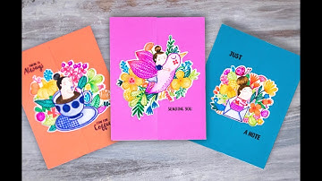 [Technique] Gatefold Card with Slide Out Message by Channin