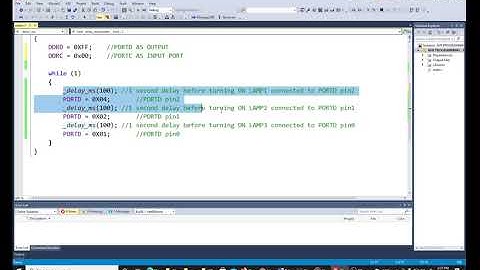 EMBEDDED SYSTEMS: AVR PROGRAMMING - RELAY AND INPUT SWITCH