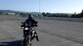 Lee Parks does tight turns, no hands or feet!