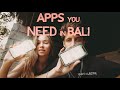7 apps you need before going to bali