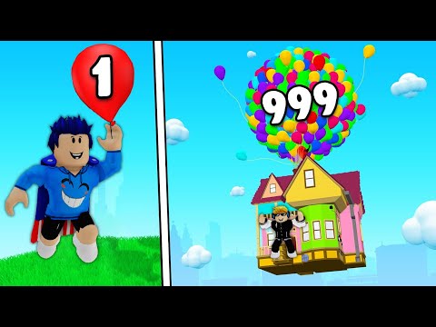 🎈 UÇAN BALONLARLA UZAYA ÇIKTIK! 😱 Roblox Balloon Simulator