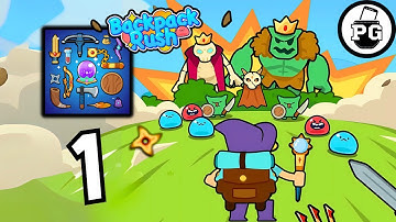 Collect Best Equip to Backpack ! 🎒 Backpack Rush: Bag Merge - Gameplay Walkthrough |Part 1|