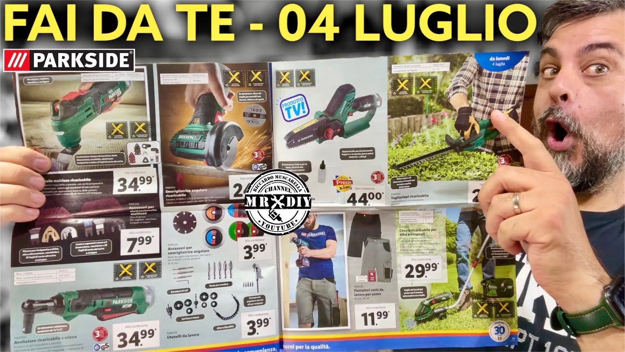 Parkside lidl DIY flyer 4th July 2022 