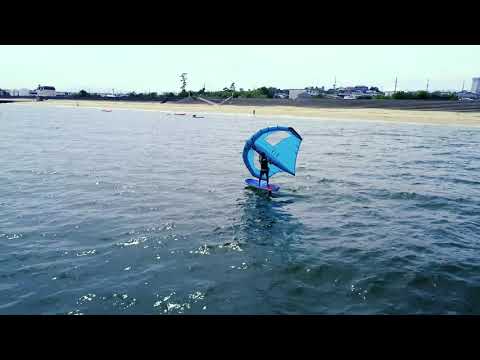 SUP WING in Chiyozaki Beach in Suzuka, Mie / Naoki Marutani