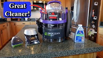 Bissell Spotclean Pet Pro Snelle handleiding over hoe het werkt en hoe u het gebruikt