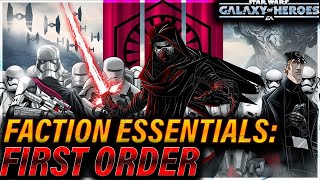 Faction Essentials: FIRST ORDER - MODDING, STRATEGY, ZETAS #swgoh #galaxyofheroes #starwars