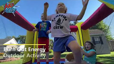 Action Air Dinosaur Bounce House Jumping Castle with slide,Ideal for kids