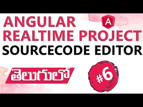 HOW TO MOVE PROJECT INTO SOURCECODE EDITOR | ANGULAR IN TELUGU
