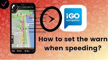 How to set the warn when speeding function in IGO Navigation?