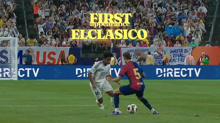 Endrick Debut El Classico vs Barcelona 03/08/2024 | HD