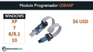 INSTALACION Y CONFIGURACION DEL PROGRAMADOR USBASP AVR ATMEL