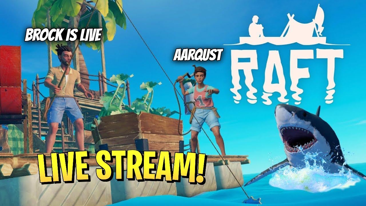 SURVIVING THE ENDLESS OCEAN! | RAFT Live - YouTube