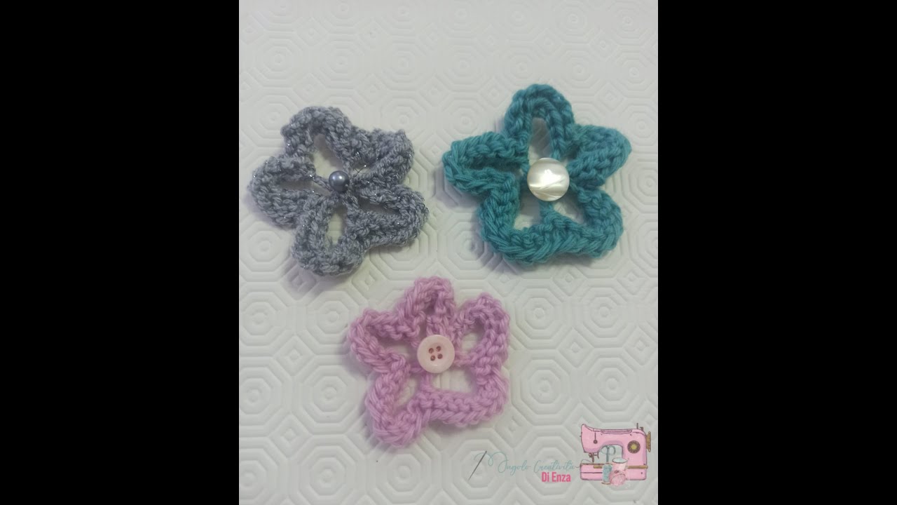 Fiori ai ferri che tutti possono realizzare🌸🧶 Tutorial facilissimo