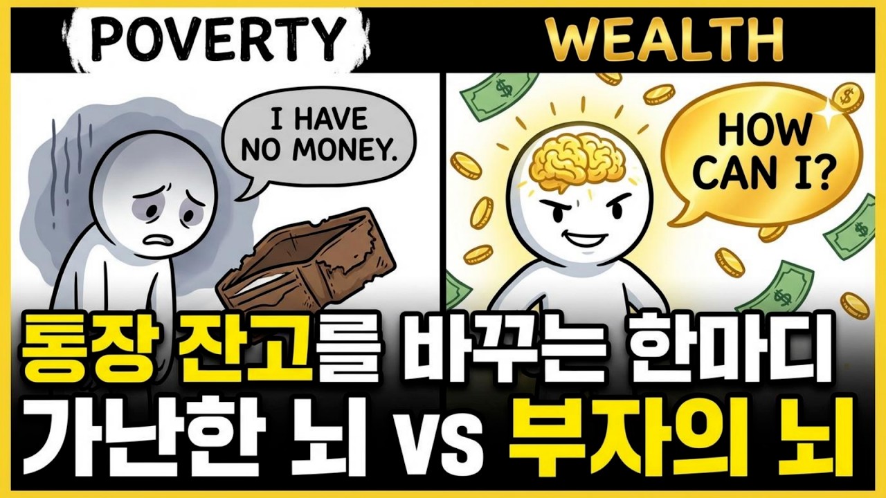 평생 가난하게 살고 싶다면 계속 '이 말'을 하세요: 당신의 통장 잔고를 결정하는 10초의 비밀 | 심리분석 | 인간관계 | 심리저격수