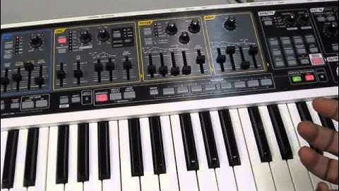 Roland GAIA SH-01: Using Phrase Recorder and Saving the Phrase