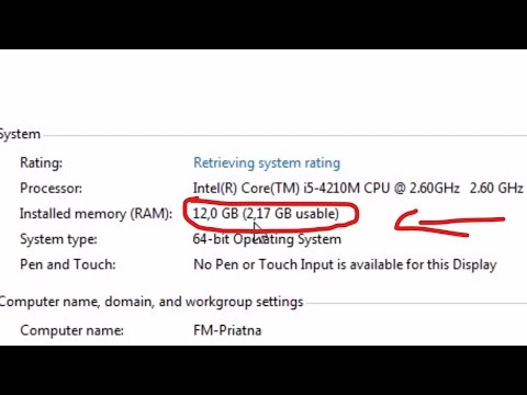 How to FIX "GB USABLE" RAM WINDOWS 64 BIT 10,8.1,8,7,XP