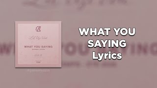 Download Lagu Lil Uzi Vert - What You Saying Full Lyrics MP3
