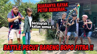 SUARANYA SAMPE KAYAK PETIR !! Enthul battle pecut bareng Bopo Fitra