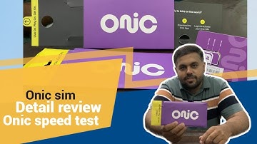 Onic detail reviews | onic speed test | onic network test | onic packages