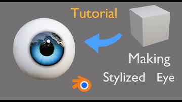 Making stylized eye in Blender (Tutorial).