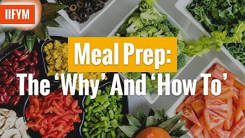 Meal Prep: The ‘Why’ And ‘How To’ | IIFYM Weight Loss Calculator