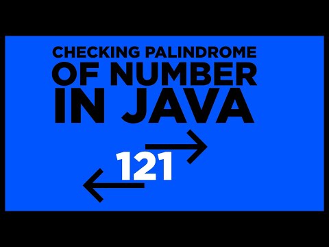 Number Palindrome in java