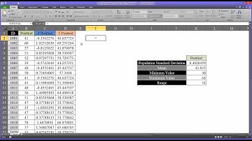 Creating a User Defined Function to Convert Z Scores into T Scores in Excel VBA