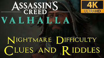 AC Valhalla | Clues and Riddles | Nightmare (Aesir) difficulty playthrough