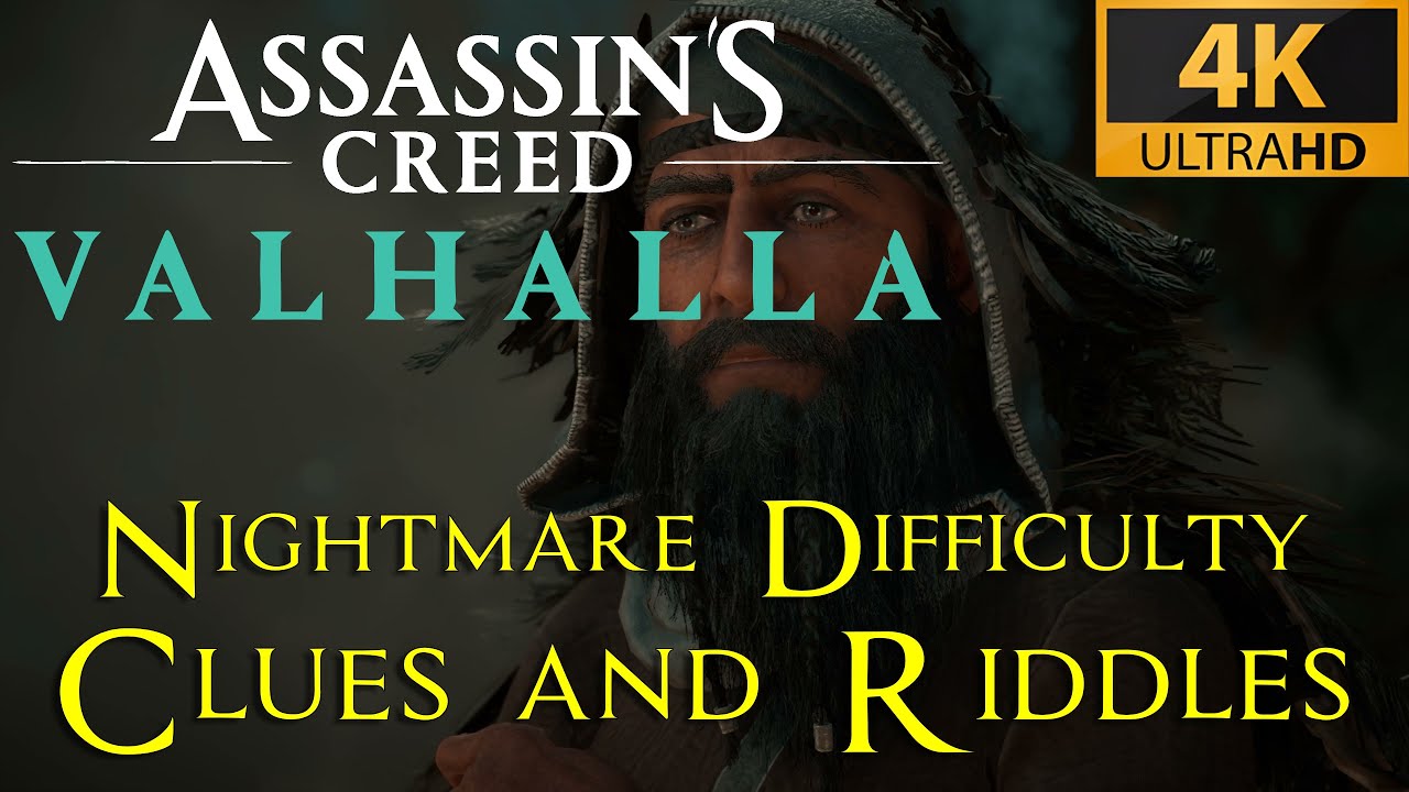 AC Valhalla | Clues and Riddles | Nightmare (Aesir) difficulty playthrough