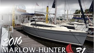 2016 Marlow Hunter 31 sailboat for sale at Little Yacht Sales, Kemah Texas