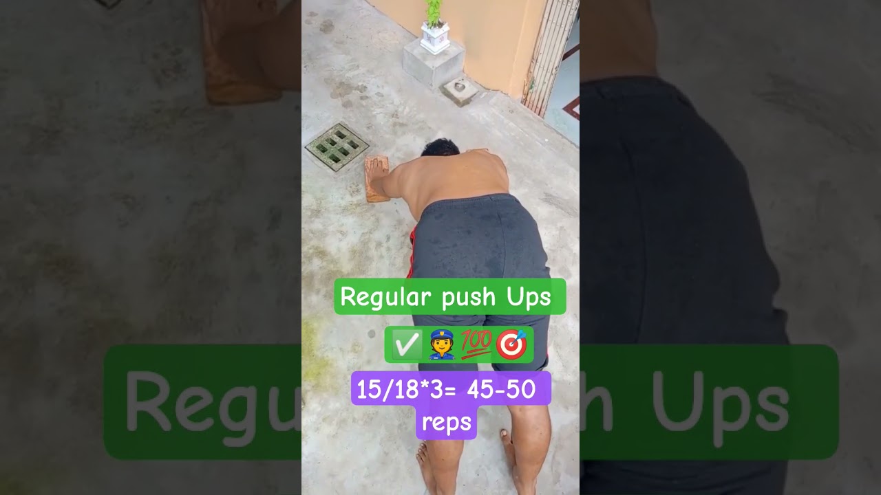 🎯 REGULAR PUSH UPS,