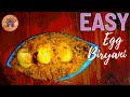 Easy egg biryani recipe in telugu  teluginti kitchen  egg biryani in pressure cooker