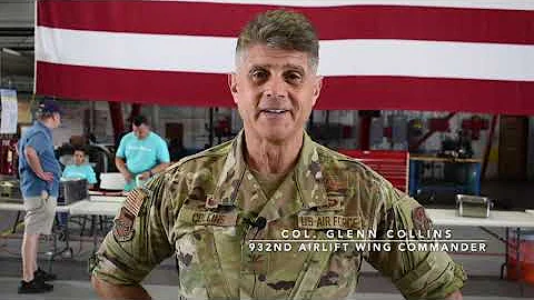 Belleville Mayor Patty Gregory Visits 932nd Airlif...