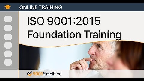 ISO 9001:2015 Foundation Training