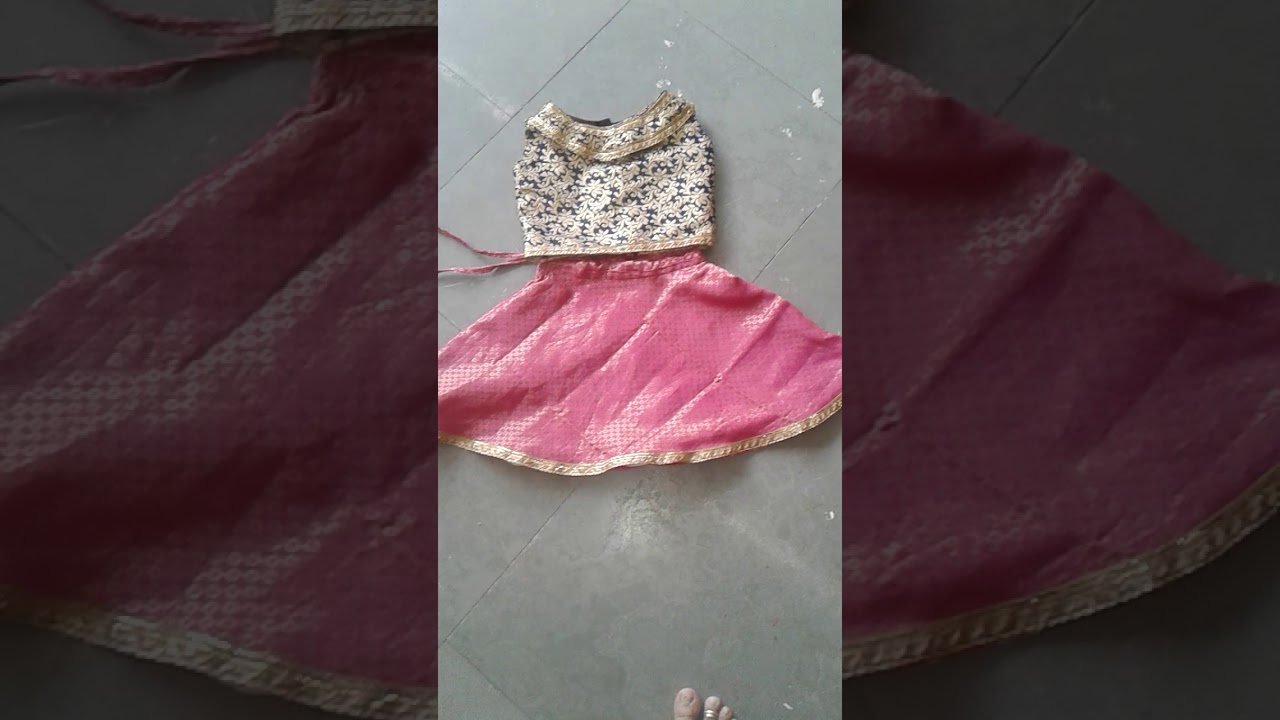 Lehenga choli for 1 year baby YouTube