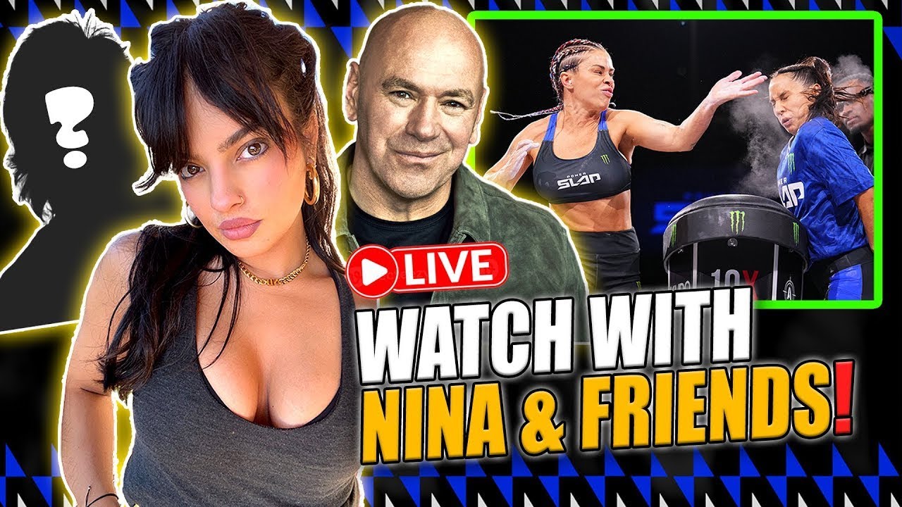 Power Slap 12 Watch With Nina Drama 🔵 (Featuring Dana White and More ...