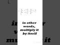 Watch Till The End To See This... #maths #matheducation #algebra #matrices #mathfact