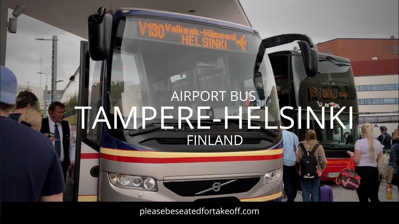 How to get from TAMPERE to HELSINKI AIRPORT by BUS