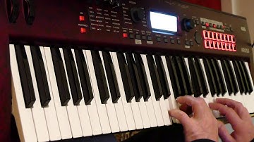 KORG KROSS 2: Using Everything LIVE: Vocoder, 2 Arpeggios, Step Sequencer, Sampler, Drums