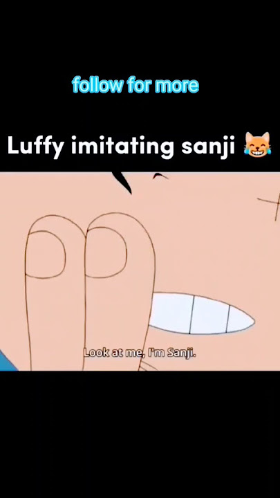 luffy being luffy #anime #luffy #zoro #nami #animefanart #unsuop #animeworld