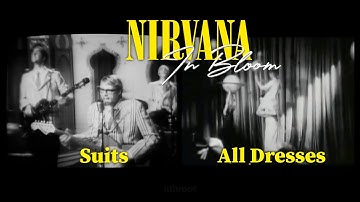 Nirvana "In Bloom" side-by-side videos BOTH version, Upgraded Dresses Version
