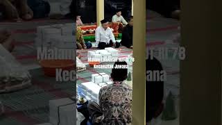 Malam Tirakatan HUT RI 78 Kecamatan Juwana