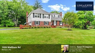 Sale: 4 Beds - 2 Baths - 3770 sq ft - Berwyn - PA [$1,400,000] MLS #: PACT2123768
