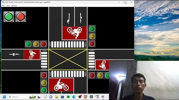 Simulasi Lampu Lalu Lintas Persimpangan 4 Arah dengan CX Programmer dan CX Designer