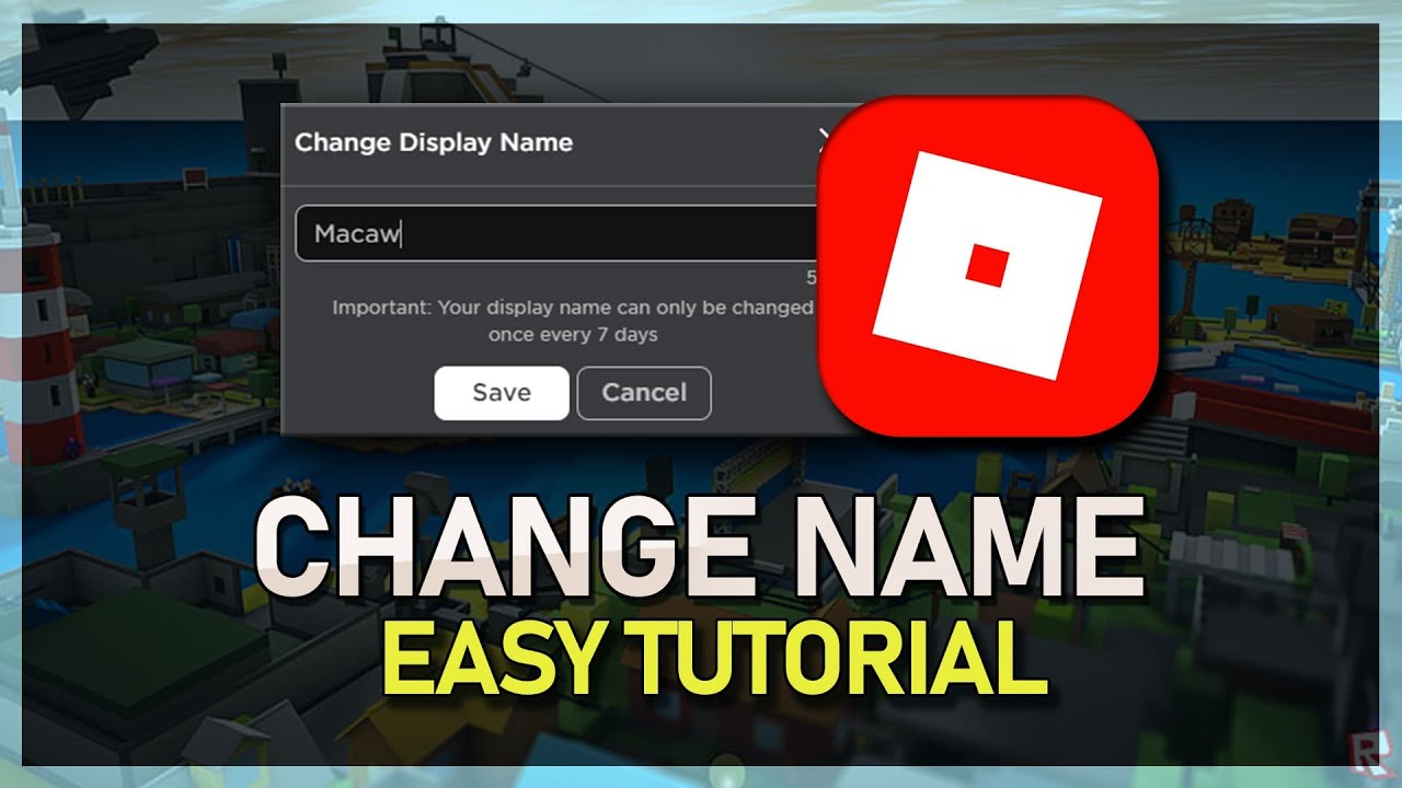 How to change your display name on Roblox