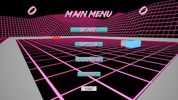Unreal Engine - Retrowave Pong