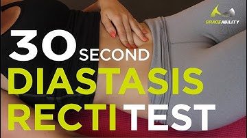 30 Second At Home Test for Diastasis Recti - Ab Separation After Pregnancy