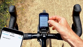 Sending Text Responses Directly from your Garmin EDGE or Garmin Watch