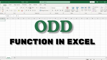 ODD Function in Excel